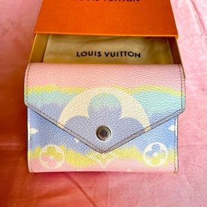 Limited Edition Louis Vuitton Pastel Escale Victorine Wallet